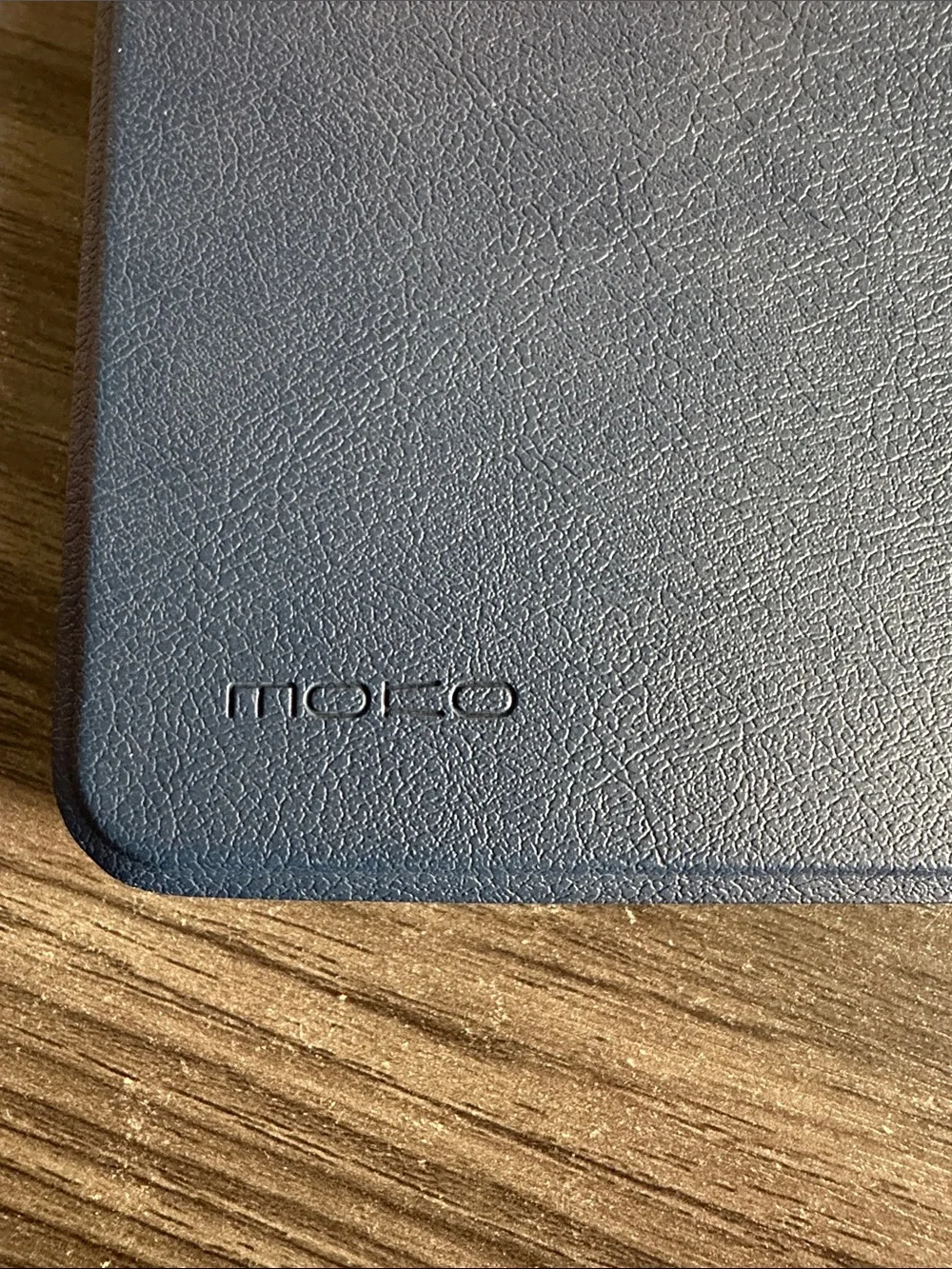 Leather Folio Cover for Tablet - Navy Blue